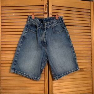 ASOS Collusion High Rise Denim Shorts size 6